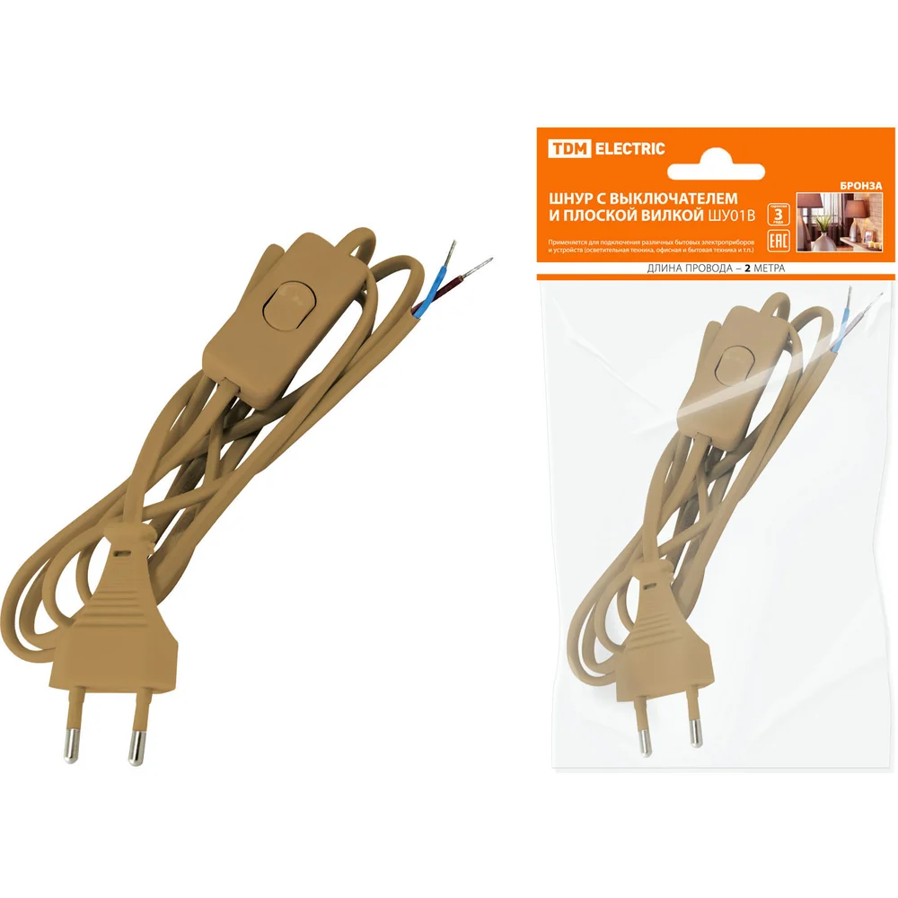 Шнур TDM ELECTRIC ШУ01В SQ1305-0003