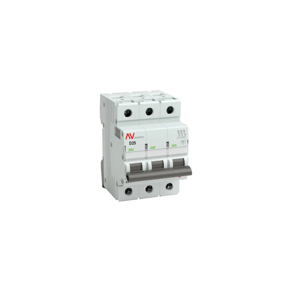Автоматический выключатель EKF AVERES AV-10 mcb10-3-25D-av