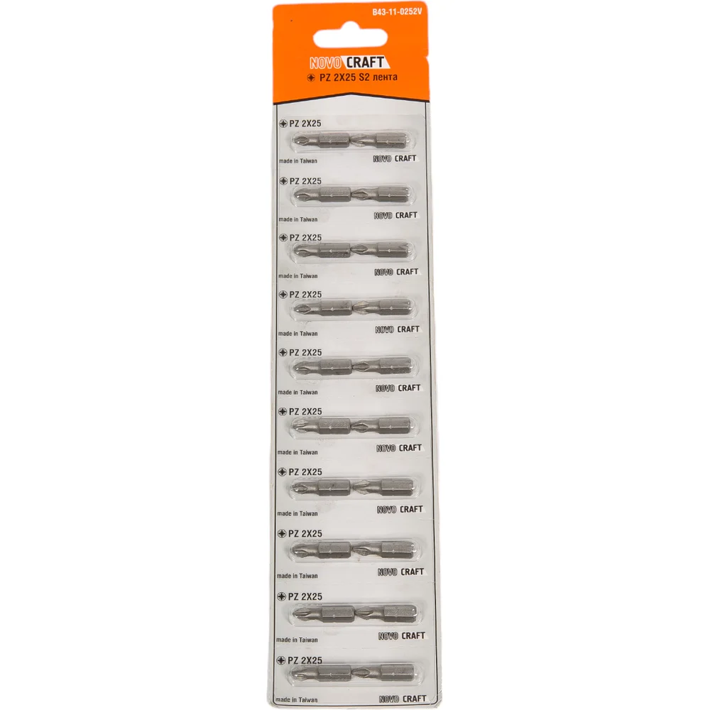 Биты для шуруповерта NOVOCRAFT B43-11-0252V