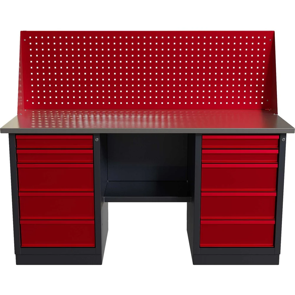 Слесарный двухтумбовый верстак IRONMEBEL worky wk-5/wk-5 M-IM00192K