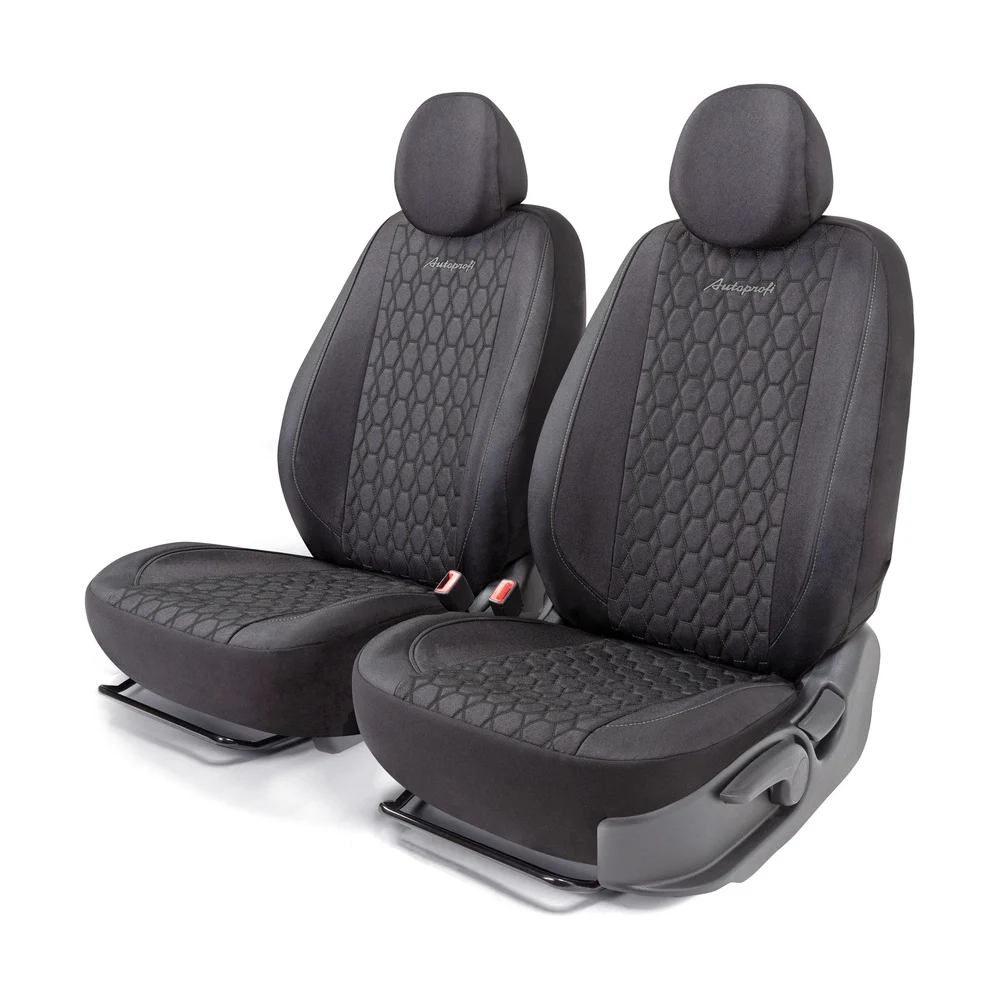 Получехлы на передние сиденья AUTOPROFI VERONA VER-0405 BK/BK