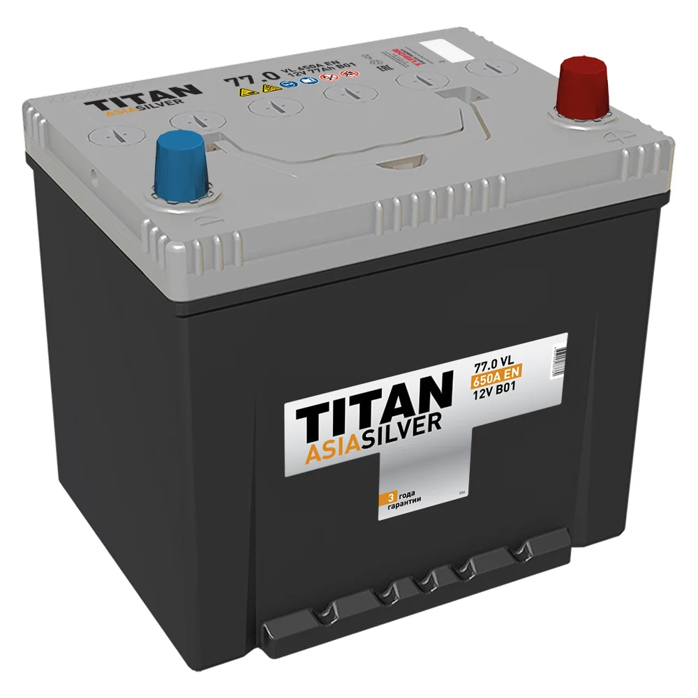 Аккумулятор TITAN ASIASILVER 77.0 VL B01 4607008887389