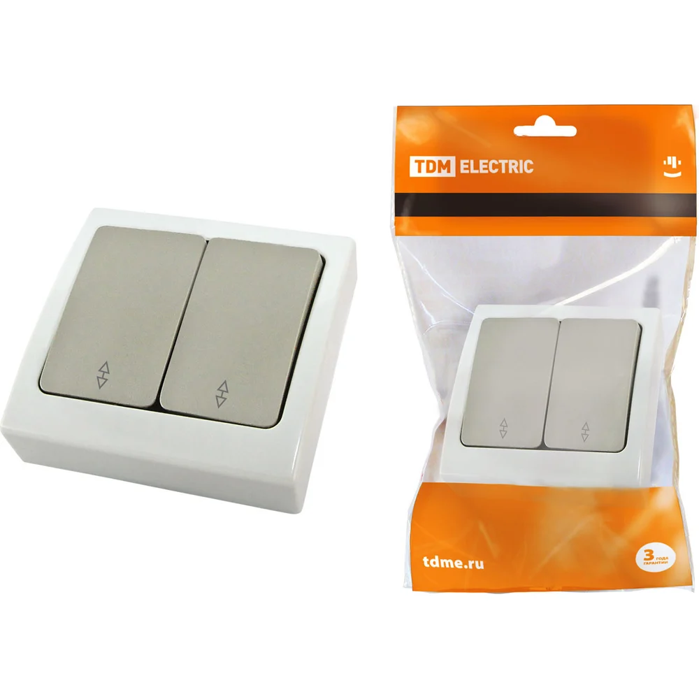 Переключатель TDM ELECTRIC Вуокса SQ1803-0104