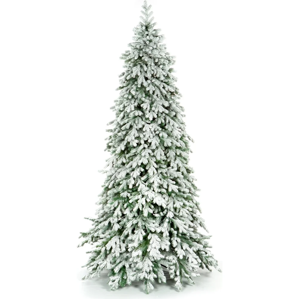 Ель CRYSTAL TREES ЭМИЛИ зеленая в снегу KP4621S