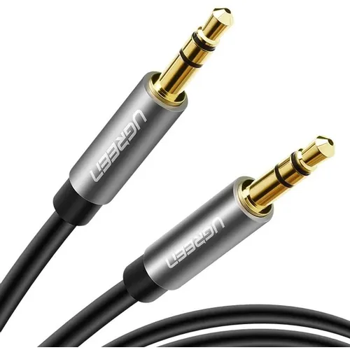 Кабель аудио UGREEN AV119, Jack 3.5 (m) - Jack 3.5 (m), 5м, GOLD, черный [10737]