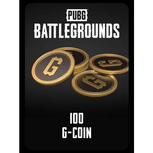 Пополнение игровой валюты KRAFTON PUBG: Battlegrounds - 100 G-Coin, регион: Россия, Весь мир