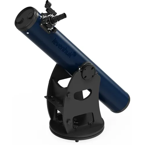 Телескоп LEVENHUK Plus рефлектор d204мм fl1200мм 400x синий [86284]