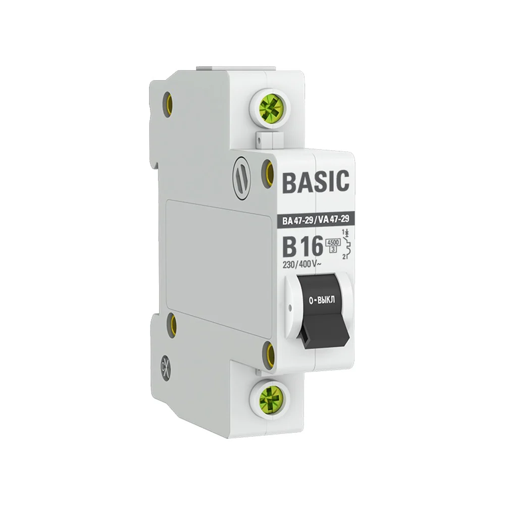 Автоматический выключатель EKF Basic ВА 47-29 mcb4729-1-16-B