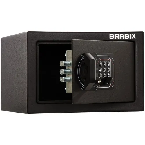 Сейф мебельный BRABIX SF 170EL 170x260x230 мм электронный/ключевой [291143]