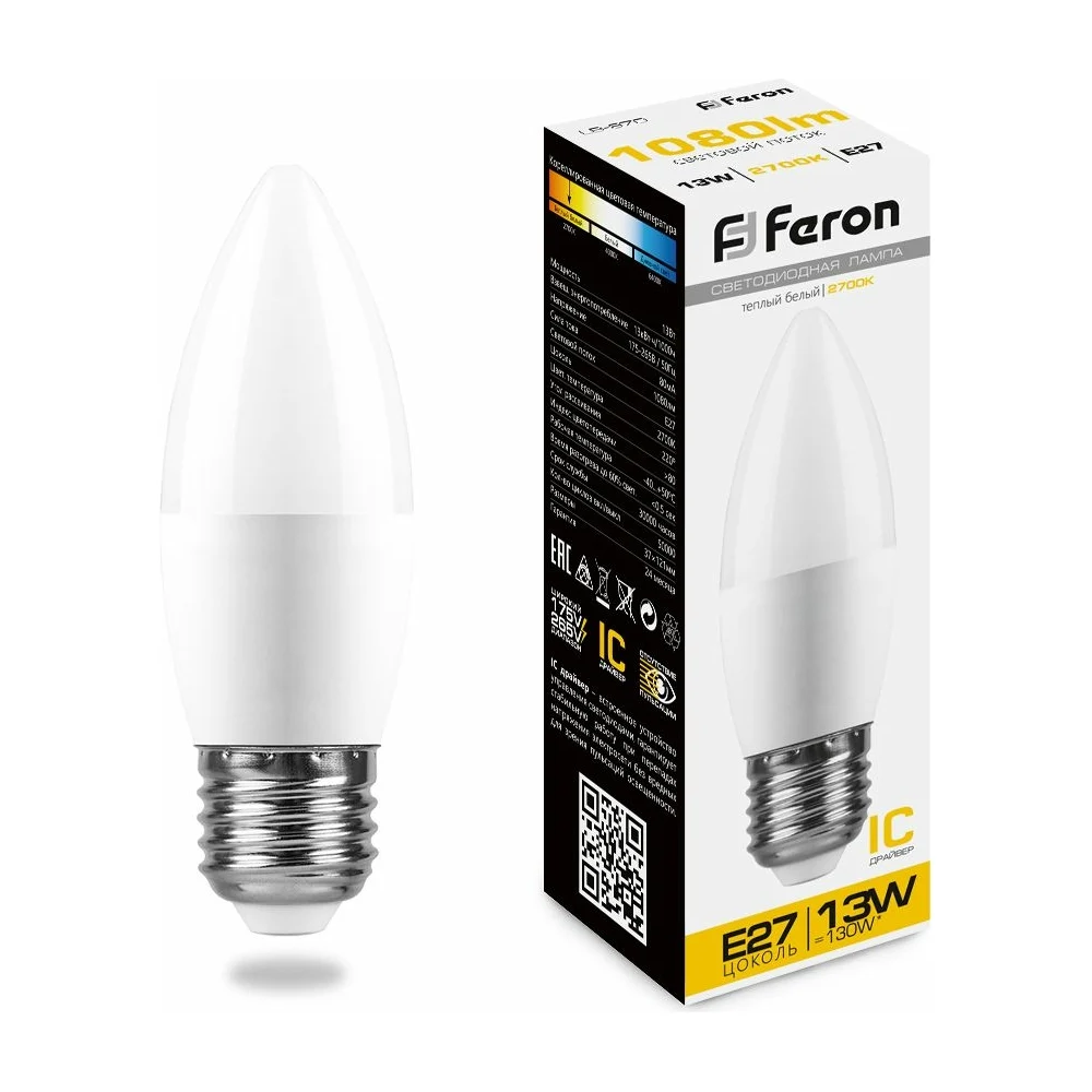 Светодиодная лампа FERON LB-970 38110