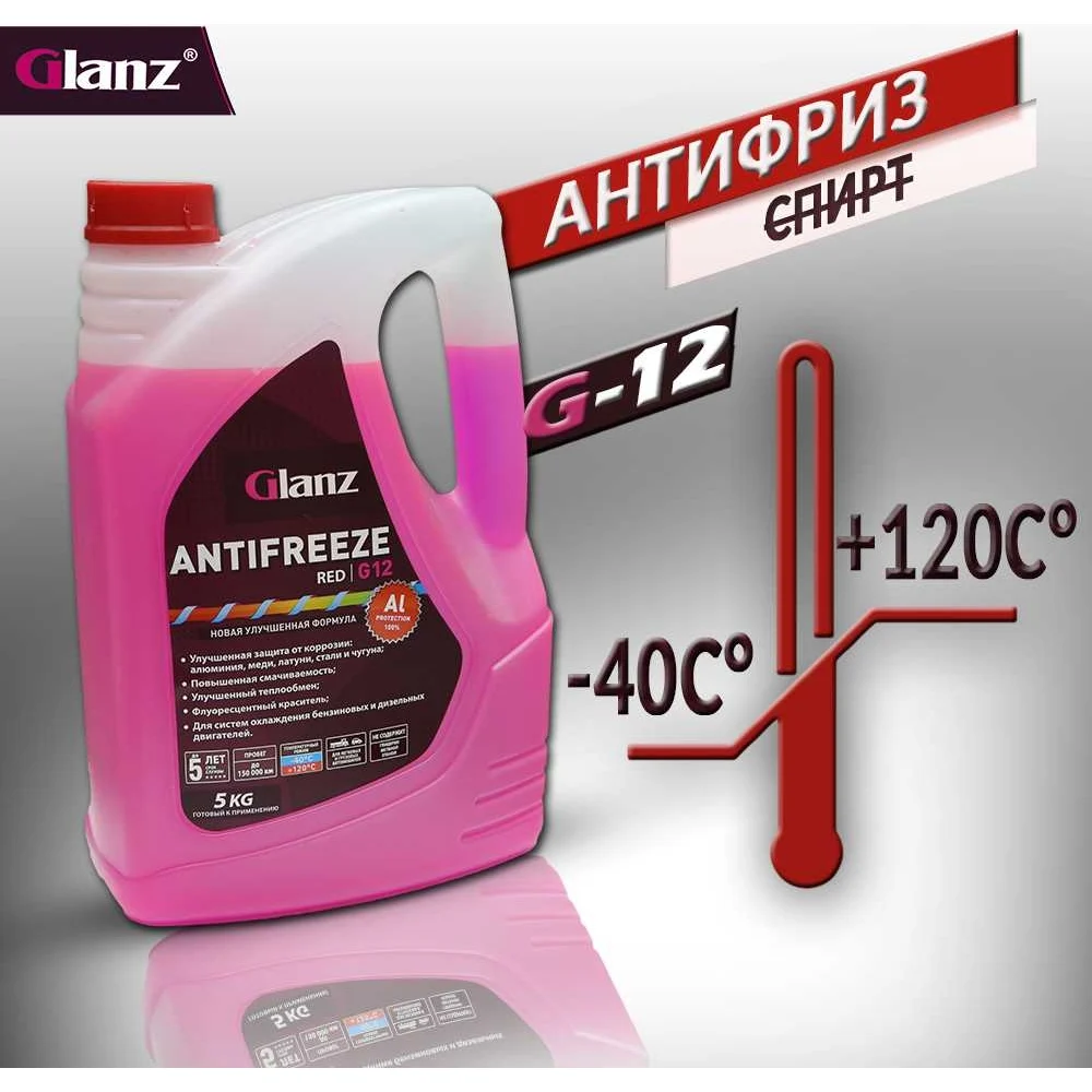 Антифриз Glanz G-12 GL-004