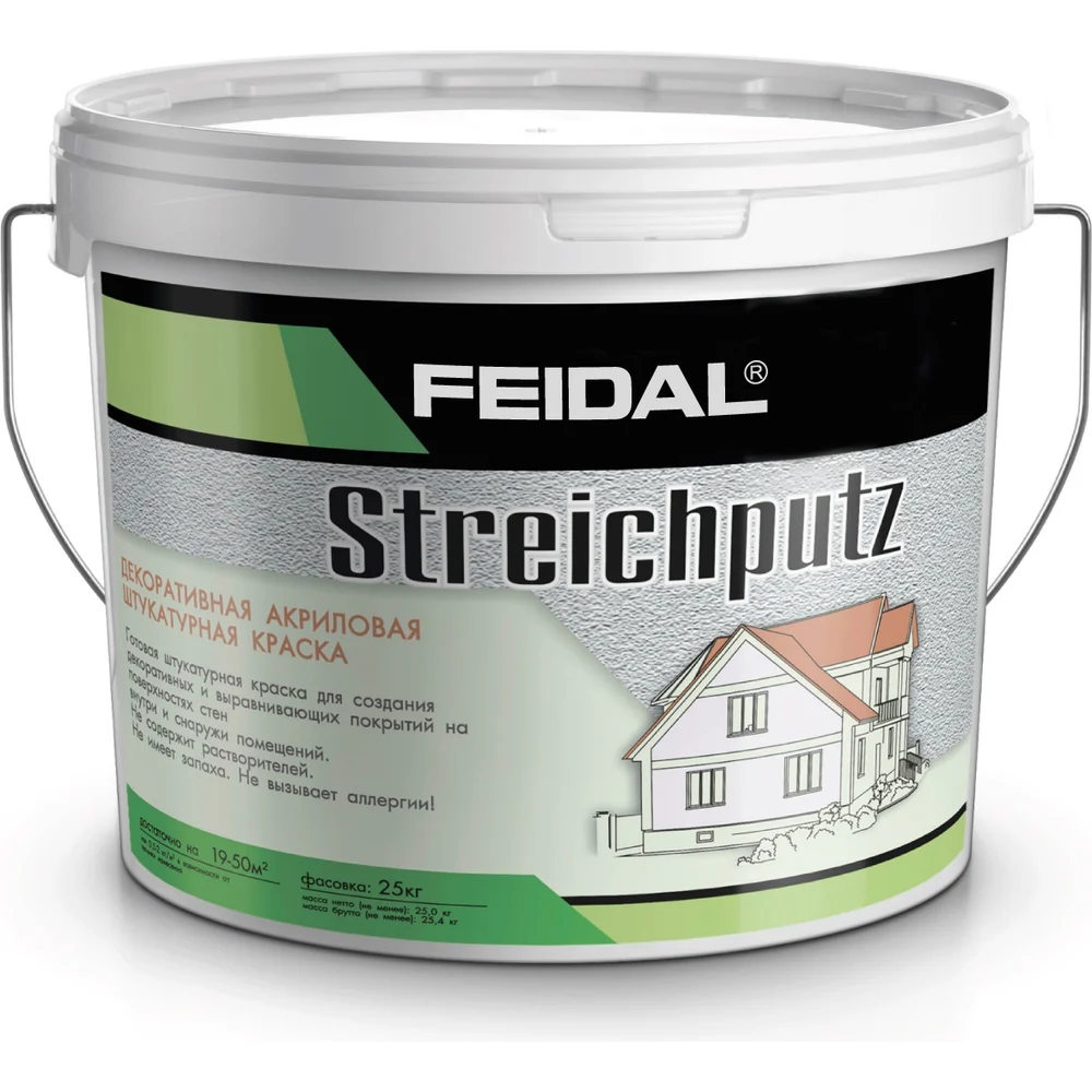 Структурная штукатурка под валик и кисть Feidal Streichputz 20135