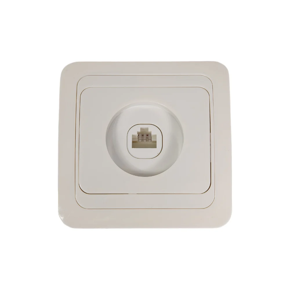 Одноместная телефонная розетка Smartbuy Марс SBE-02w-S1-PH