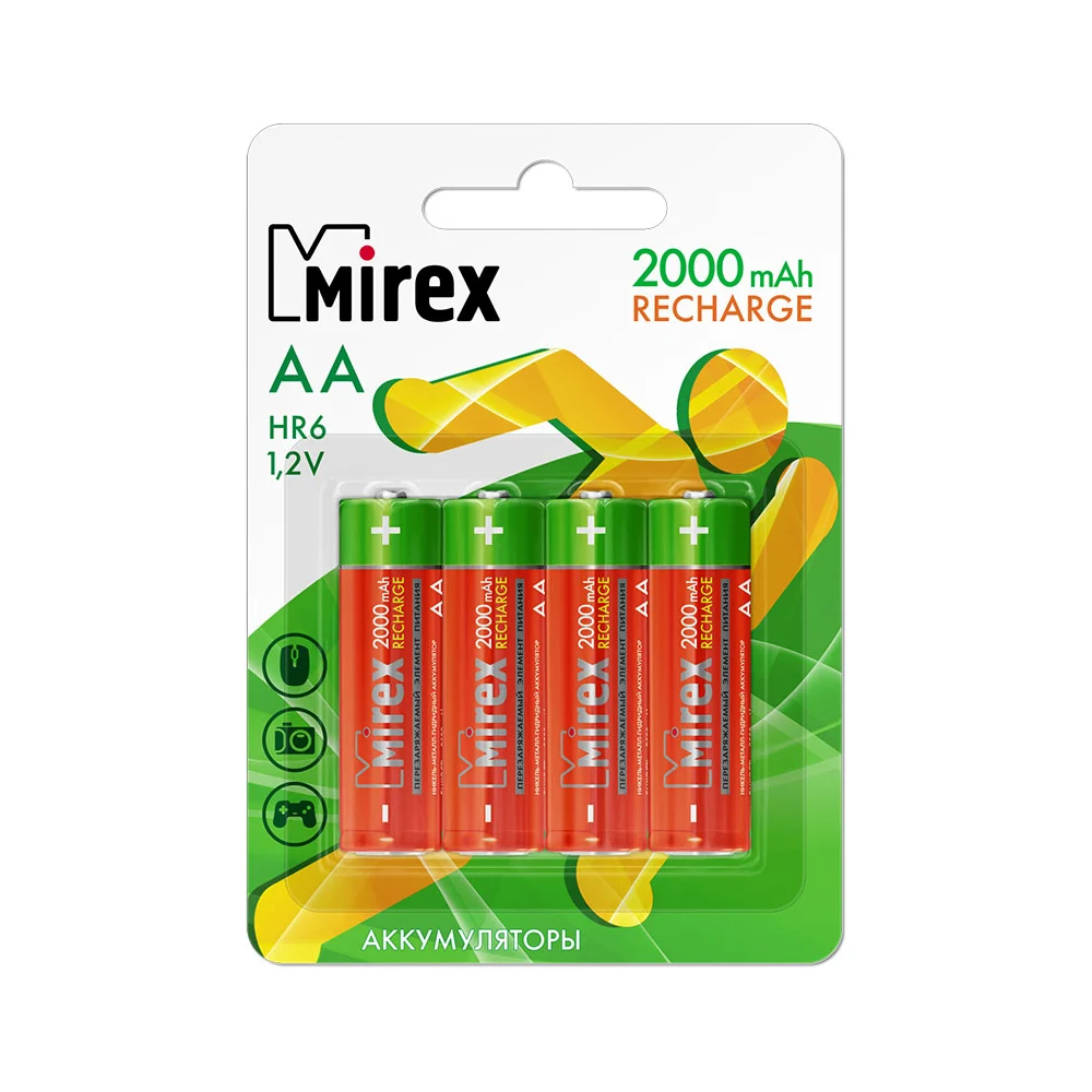 Аккумулятор Mirex 23702-HR6-20-E4