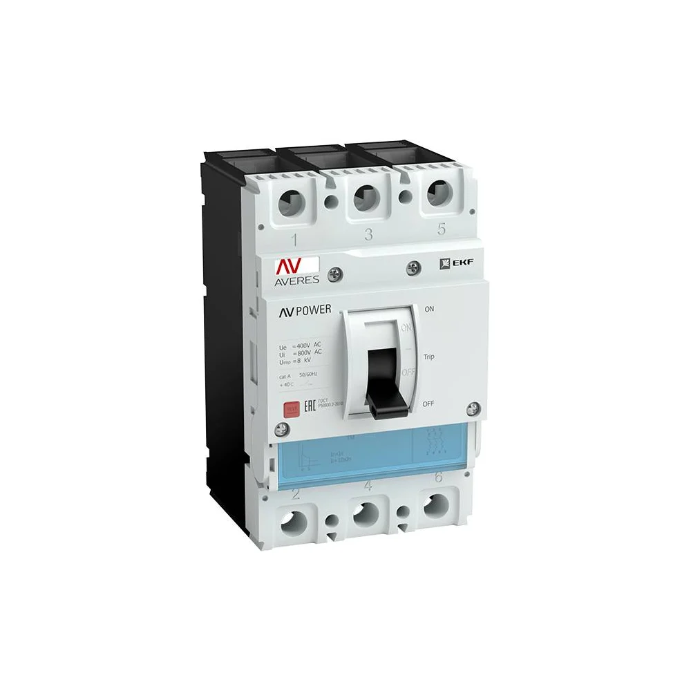 Автоматический выключатель EKF AV POWER-1/3 AVERES mccb-13-160H-TR-av