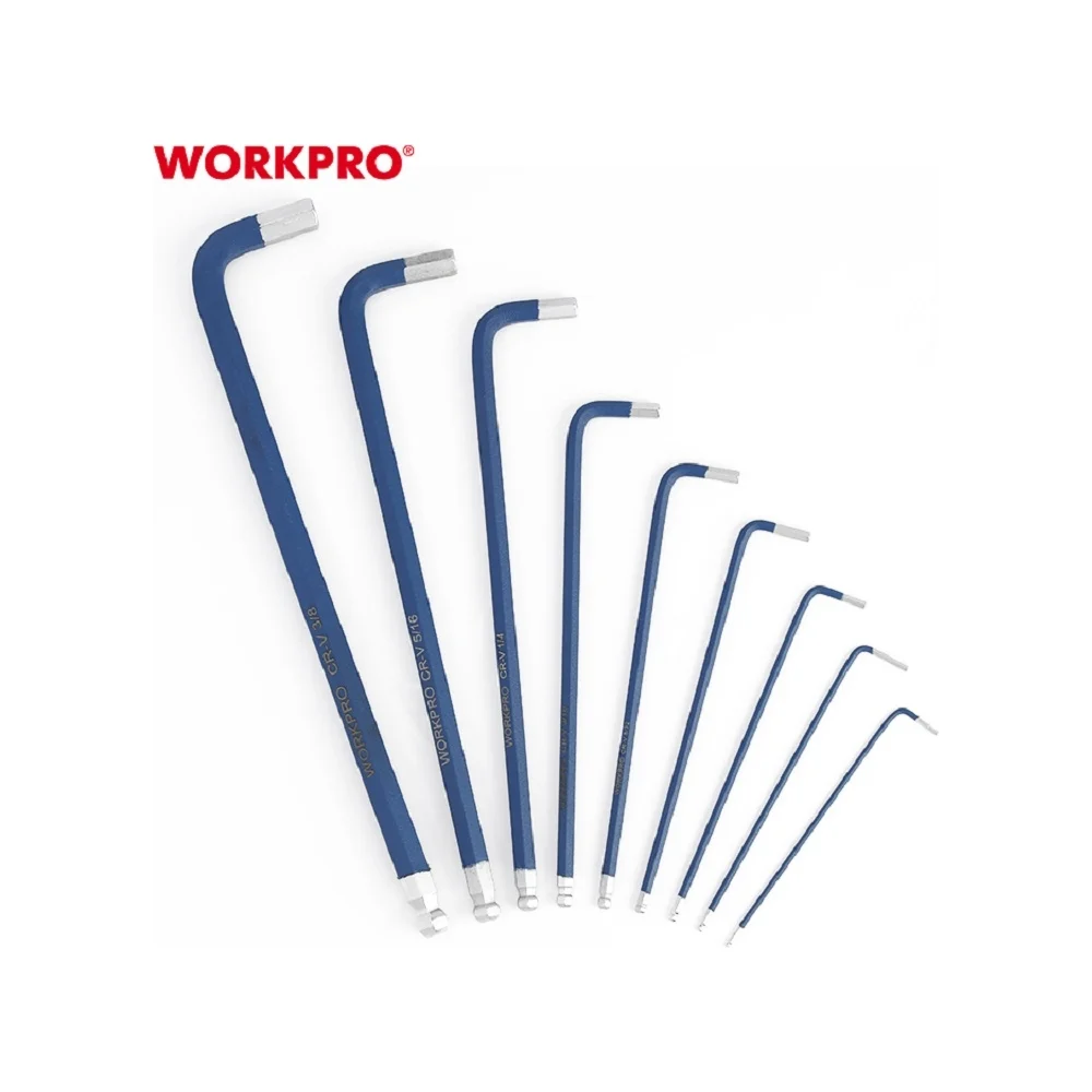 Длинные ключи шестигранные WORKPRO PRO WP222011