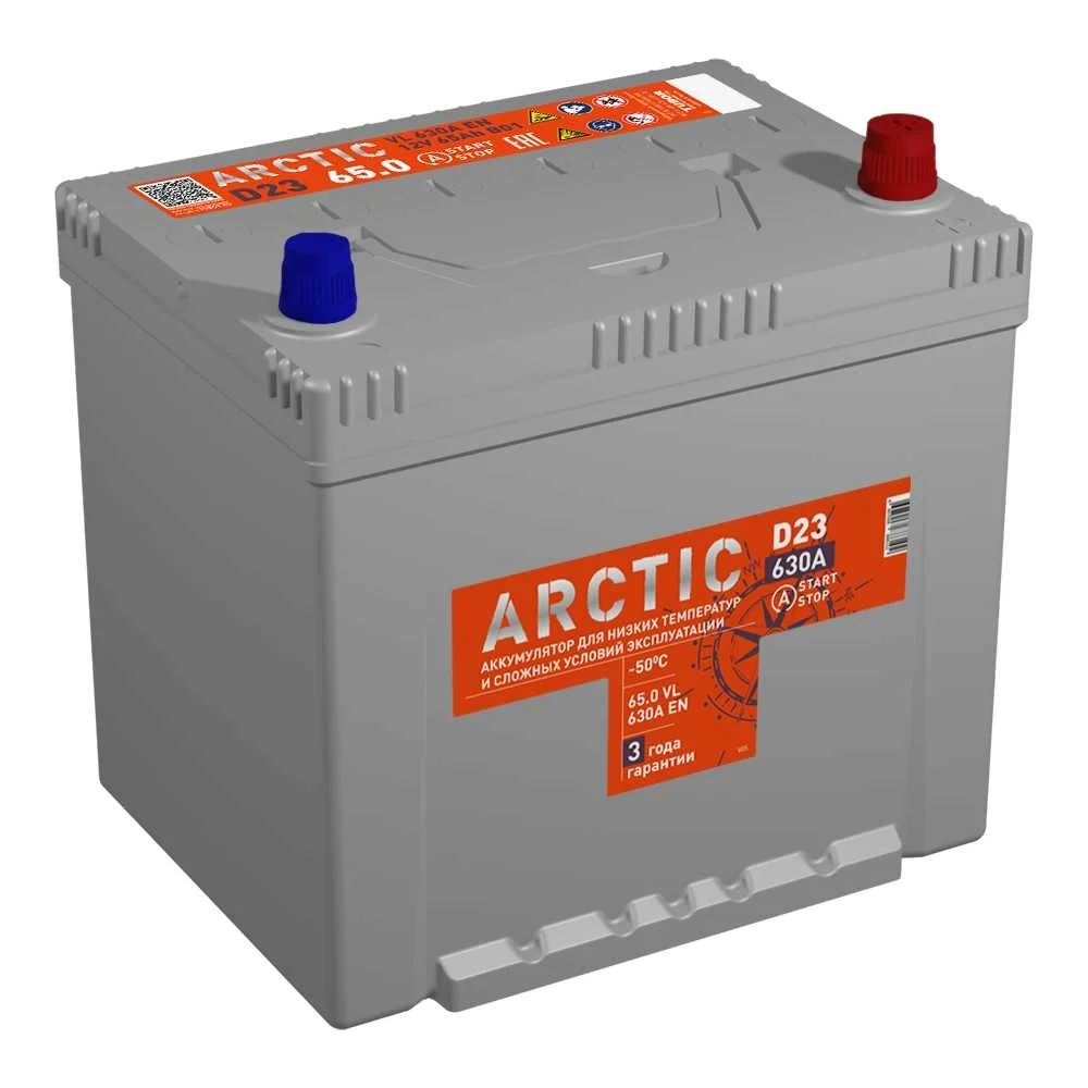 Аккумулятор TITAN ARCTIC ASIA 65.0 VL B01 4607008888102