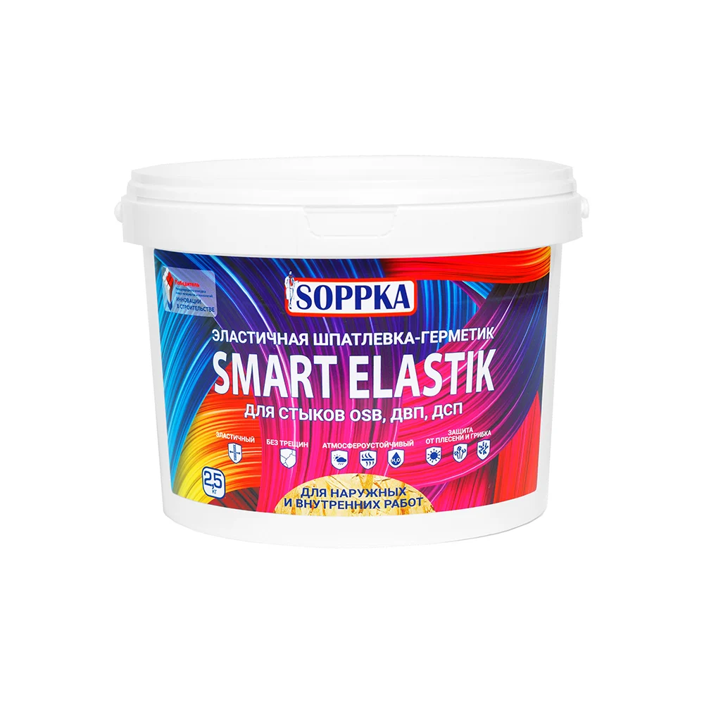 Эластичная шпатлевка-герметик для OSB SOPPKA SMART ELASTIK СОП-Шов2,5