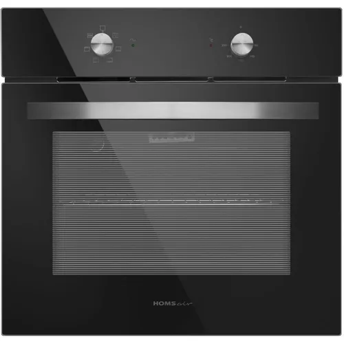 Духовой шкаф электрический HOMSAIR OES660BK01, 59л, дверца с 2 стеклами, черный