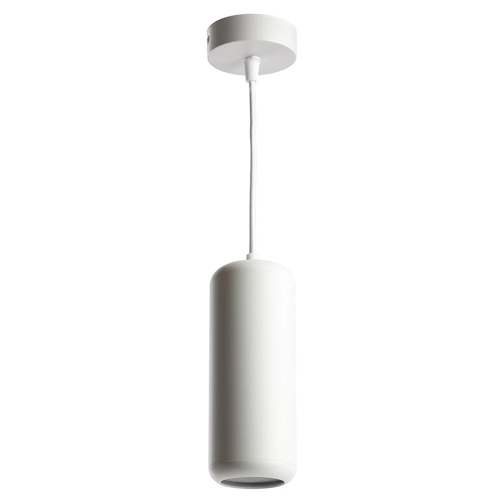 Потолочный светильник FERON hl3658 barrel echo levitation 12w, 230v, gx53, белый, с антибликовой сеточкой, на подвесе 1,7 м, 48402