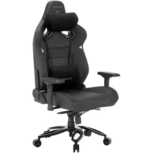 Кресло игровое ZONE 51 Imperial, экокожа, до 200кг, мультиблок, регулируемые 4D подлокотники, черный