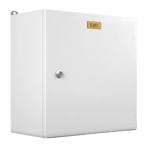 Шкаф электротехнический ELBOX EMW-400.400.150-1-IP66, одностворчатый, настенный, 400х400х150 мм