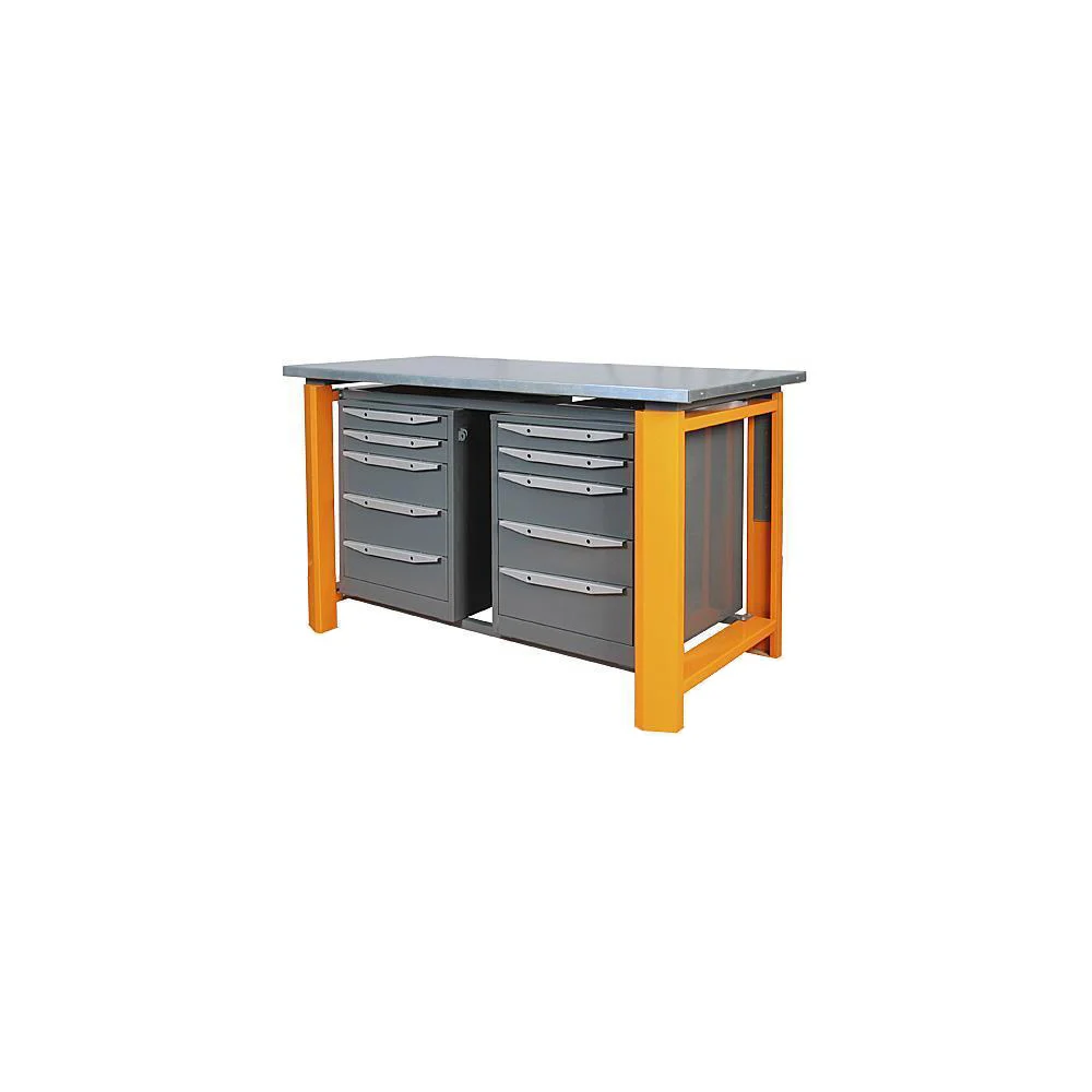 Двухтумбовый верстак Toollbox TBP1500 (TB5-TB5)