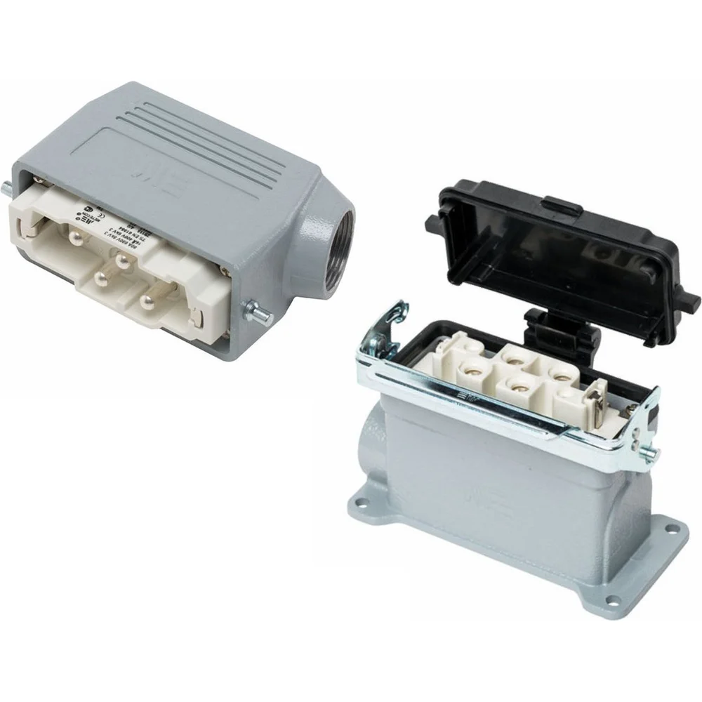 Прямоугольный промышленный разъем Mete Enerji H4K-AM-DCF 685725K