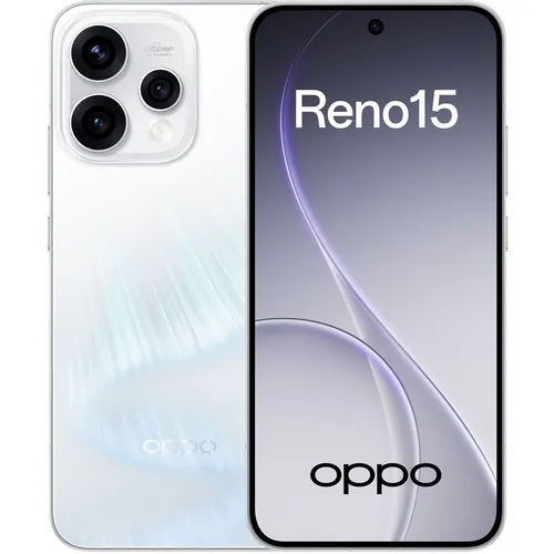 6.59" Смартфон OPPO Reno15 5G 12/512Gb, NFC, AMOLED, 120Гц, 6500мAч, белый