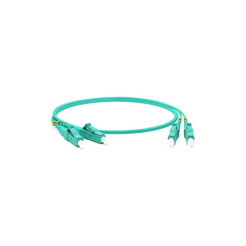Волоконно-оптический патч-корд Hyperline FC-D2-503-LC/PR-LC/PR-H-1M-LSZH-AQ 34453