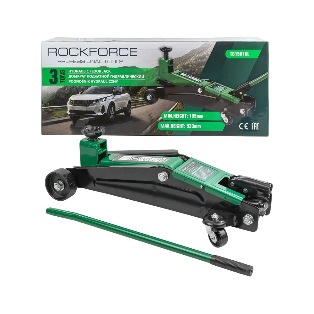 Подкатной гидравлический домкрат Rockforce RF-T815016L