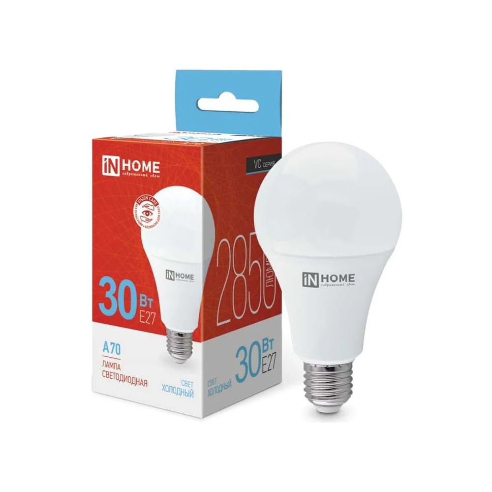 Светодиодная лампа IN HOME LED-A70-VC 4690612024165
