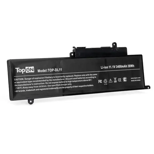 Батарея для ноутбуков TopON TOP-DL11, 3400мAч, 11.1В