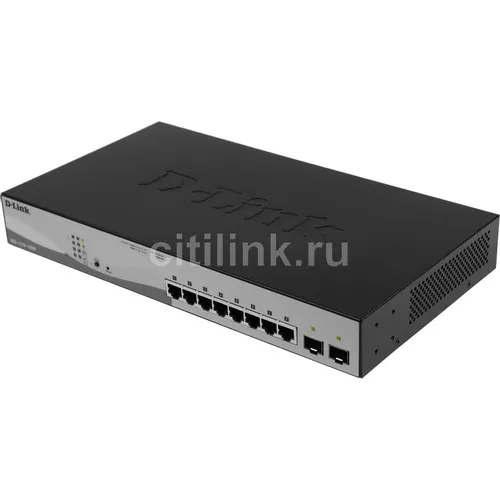 Коммутатор D-Link DGS-1210-10MP/F3A, настраиваемый