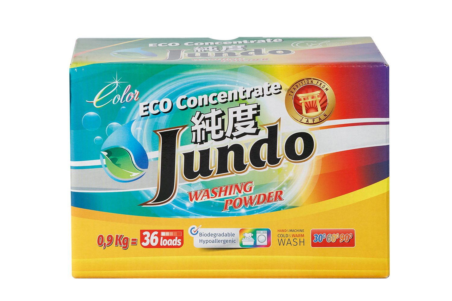 Стиральный порошок для стирки цветного белья Jundo Color