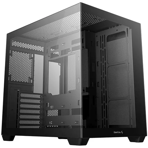 Корпус ATX DeepCool CG530, Mini-Tower, без БП, черный [r-cg530-bknda0-g-1]