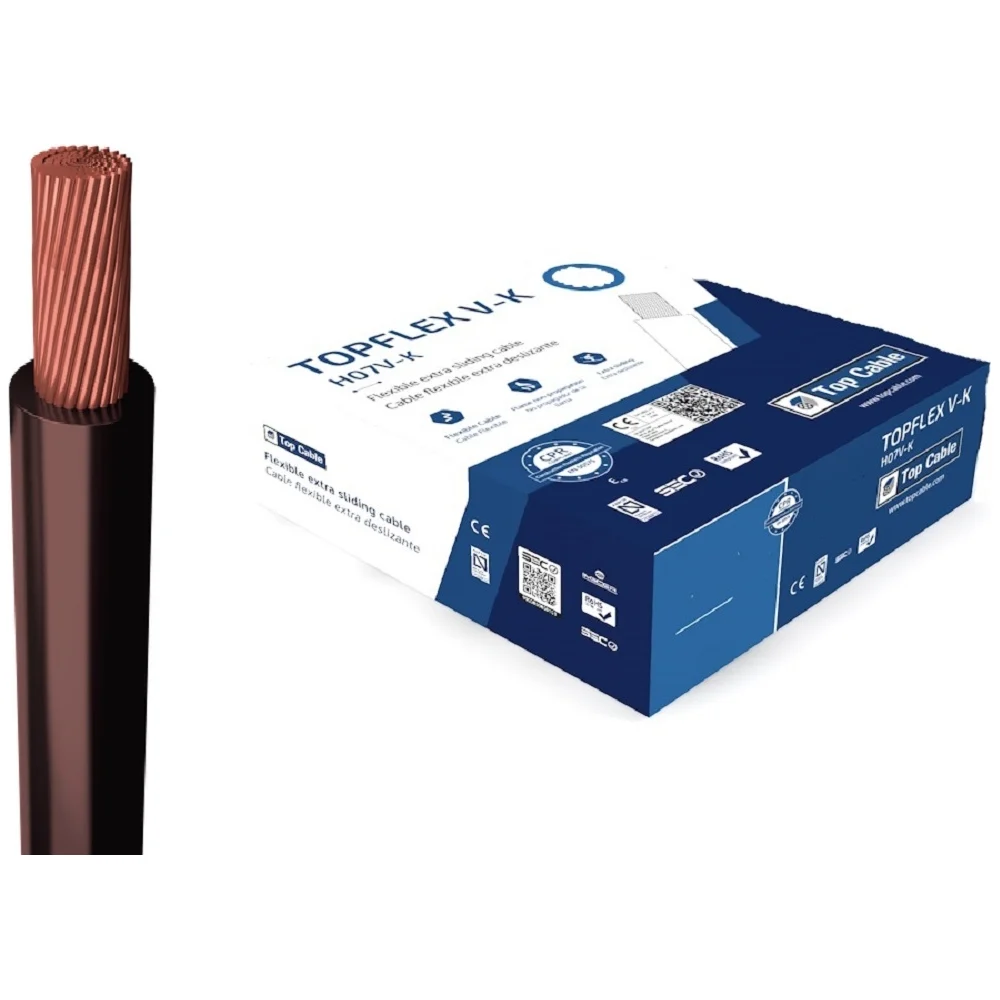 Монтажный гибкий провод Top cable TOPFLEX V-K H07V-K 131M016.R100
