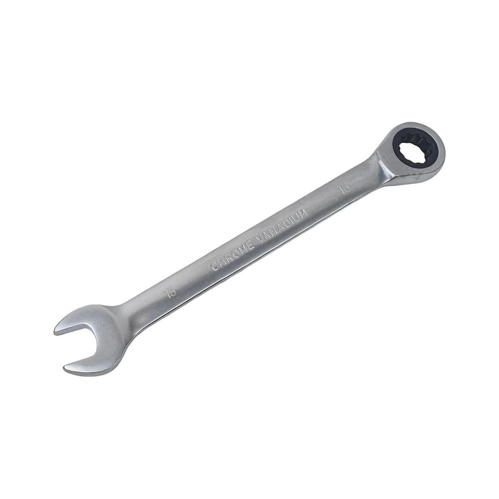 Трещоточный комбинированный ключ AV Steel AV-315115