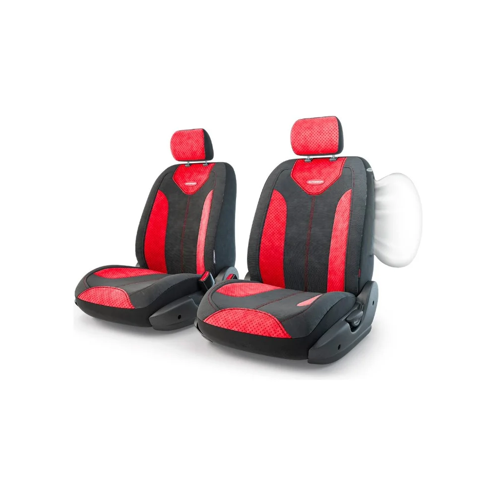 Авточехлы-трансформеры AUTOPROFI MATRIX TRS/MTX-001G BK/RD