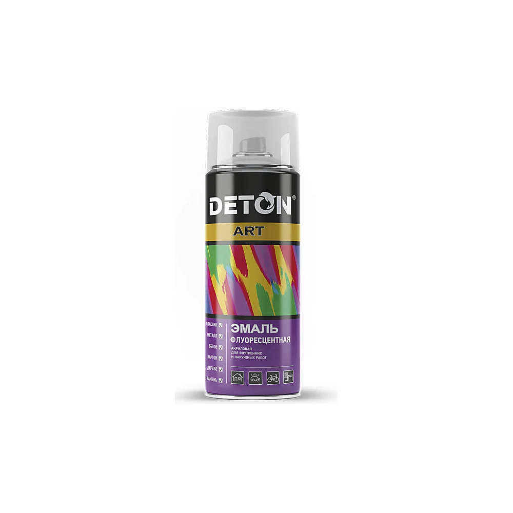 Флуоресцентная аэрозольная эмаль Deton ART 127103