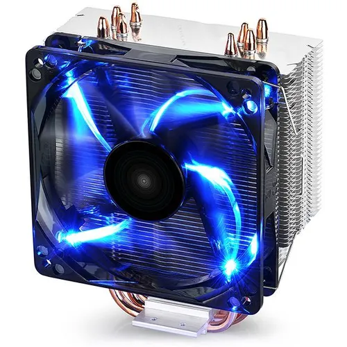 Устройство охлаждения (кулер) DeepCool Gammaxx 400 Blue Basic, 4-pin, одноцветная, 120мм, черный, retail [dp-mch4-gmx400p-bl]