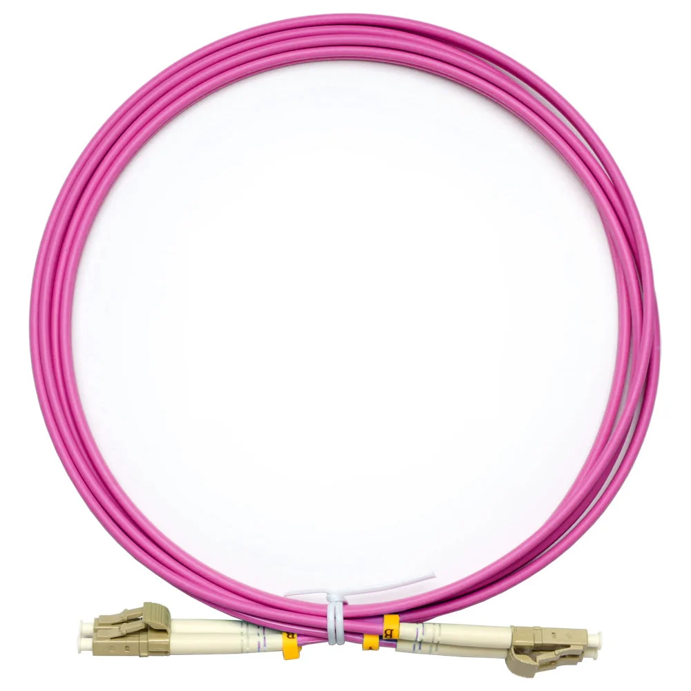 Дуплексный оптический патч-корд TopLan DPC-TOP-OM4-LC/P-LC/P-100