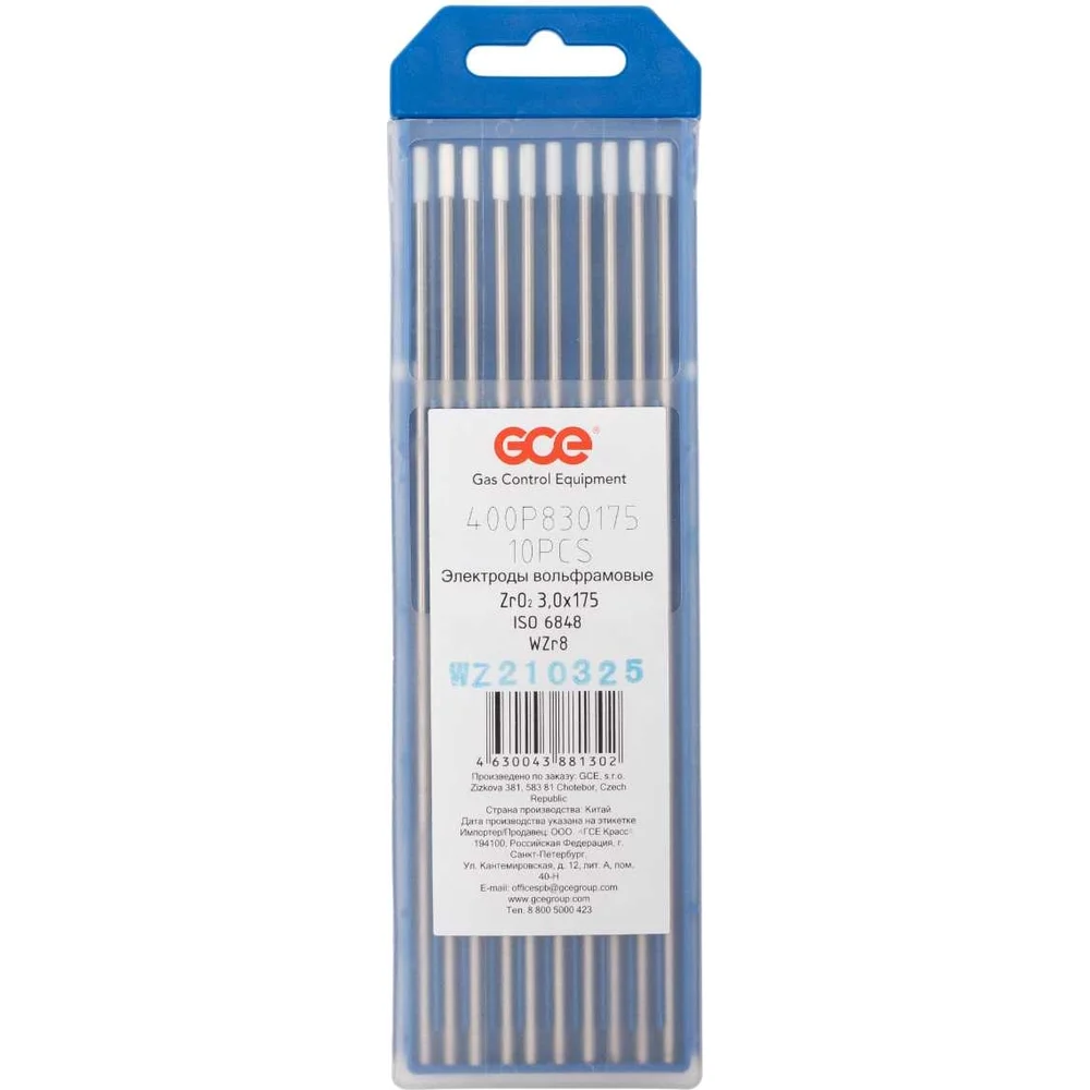 Вольфрамовый электрод GCE Wzr8 400P830175SB