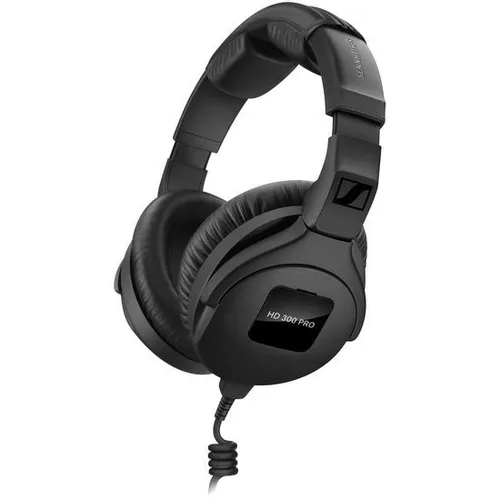 Наушники Sennheiser HD 300 Pro, 3.5 мм/6.3 мм, накладные, черный [508288]