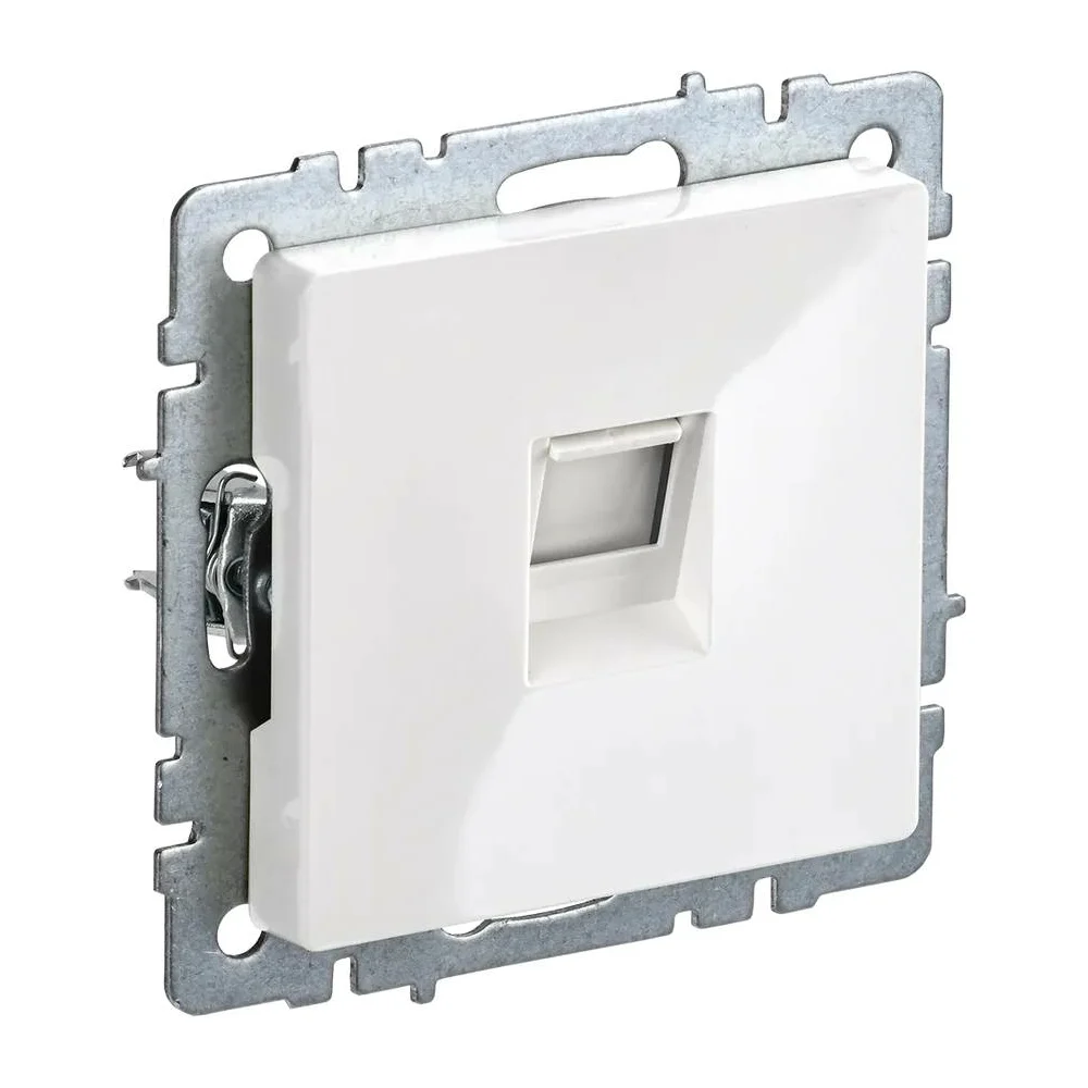 Компьютерная розетка rj45 IEK Brite рк11-брб BR-K10-2-K01