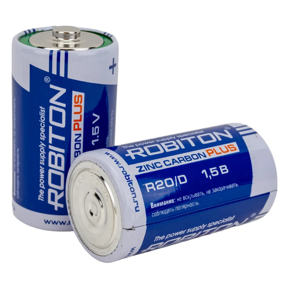 Элемент питания Robiton PLUS R-R20- 17432