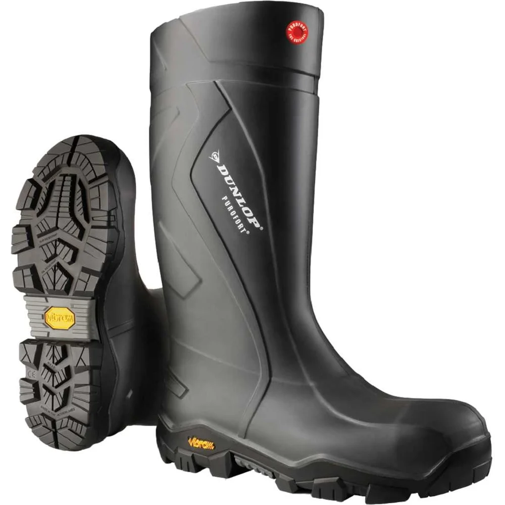 Сапоги Dunlop PUROFORT+EXPANDER FULL SAFETY WITH VIBRAM SOLE S5 CI HRO CR SRC мужские, 40 8713197043348