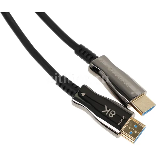Кабель соединительный аудио-видео PREMIER 5-806 20.0, HDMI (m) - HDMI (m), ver 2.1, 20м, GOLD, черный