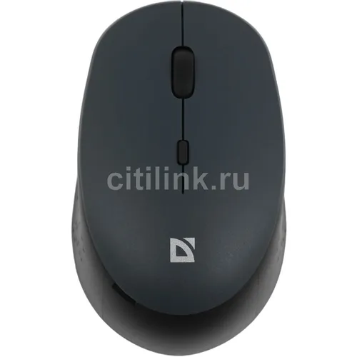 Мышь беспроводная Defender Auris MB-027, радио, оптическая, USB, 1600dpi, серый [52029]