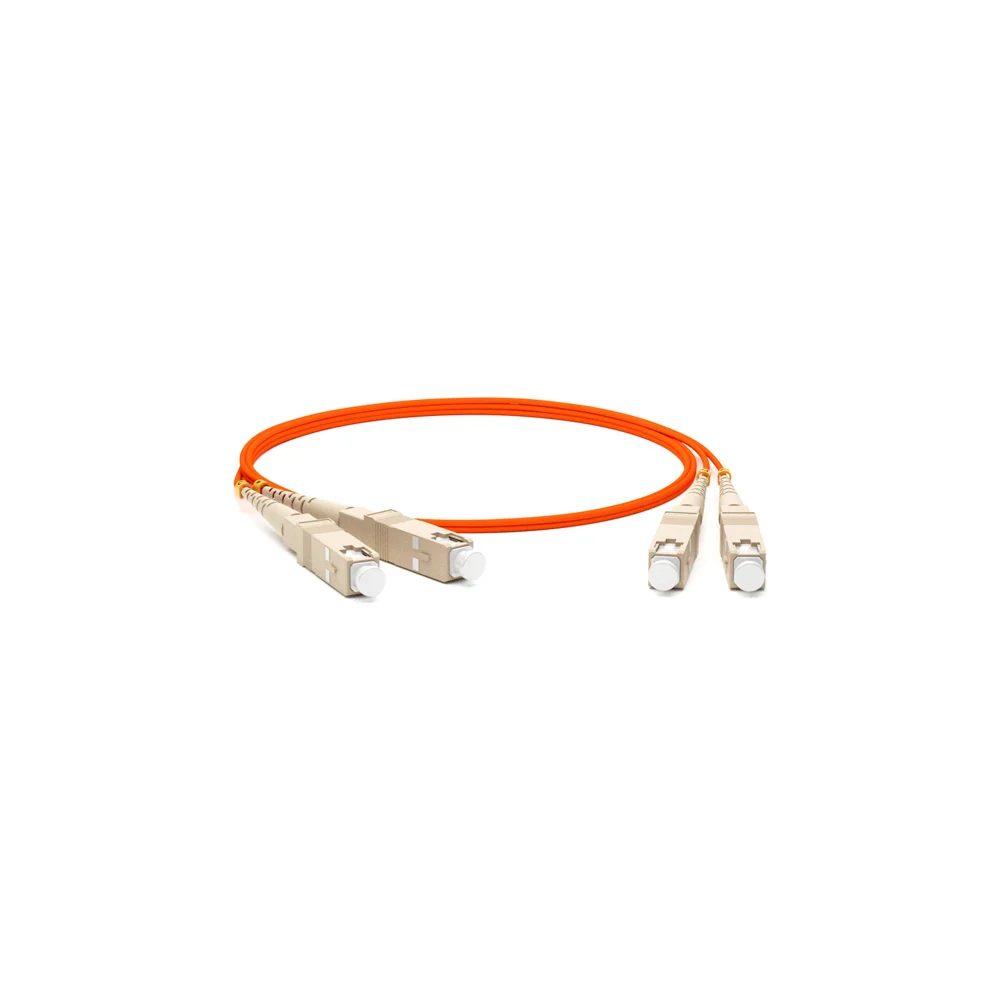 Волоконно-оптический шнур Hyperline FC-D2-50-SC/PR-SC/PR-H-2M-LSZH-OR 239440